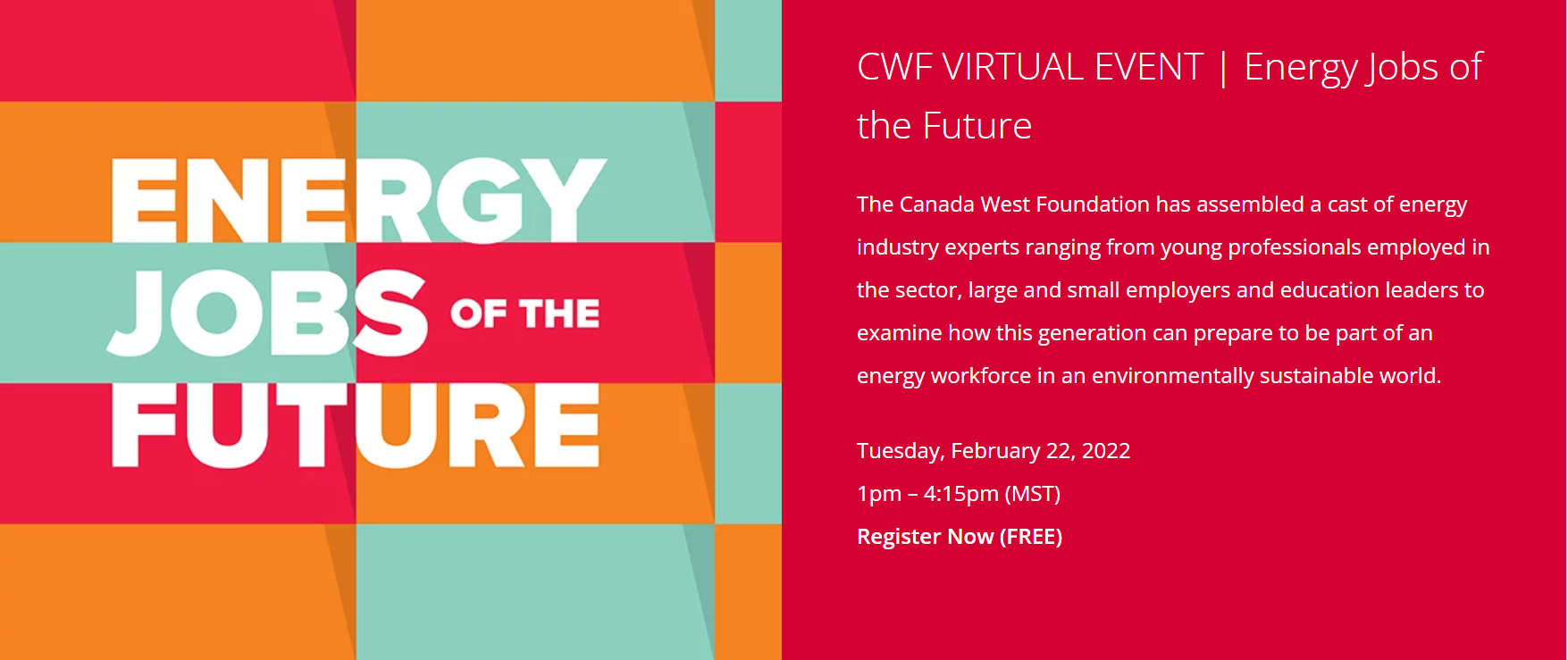 CWF Virtual Event | Energy Jobs of the Future